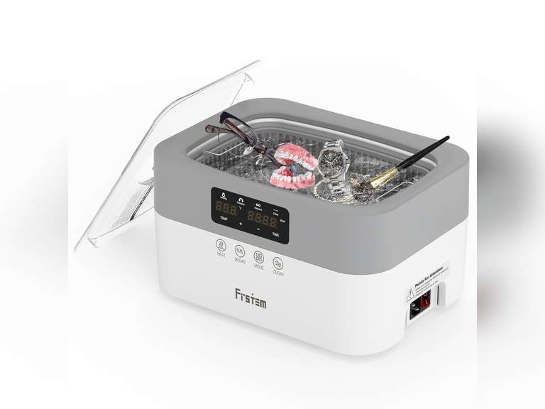 3L Ultrasonic Cleaner, Professional Jewelry Cleaner with Degas 0.8gal 100W Adjustable Stainless Steel Ultrasonic Machine 40kHz Sonic Cleaner for Gun Parts Oil Filter Retainer Watch Glasses Lab Tool 80