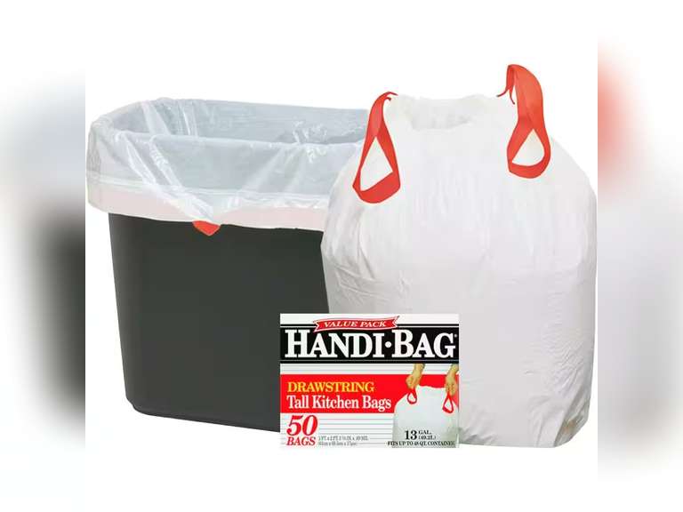 13 Gal. Drawstring Trash Bags (50 Per Box) 17
