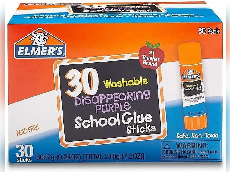 Elmersreg; Washable School Glue Sticks 10