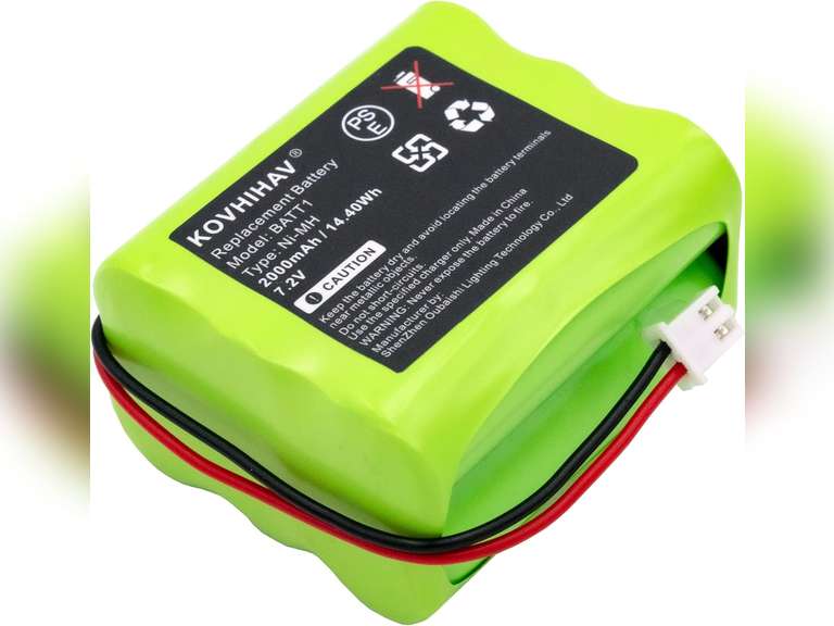 Updated 228844 Control Panel Security System Alarm Battery for BATT1 BATT2X 6MR2000AAY4Z 10-000009-001 10-000013-001 PERS-4200 19