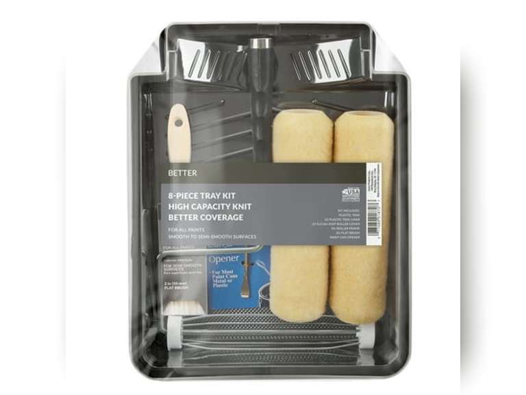 BETTER 8-Piece High Density Knit Paint Tray Kit 14