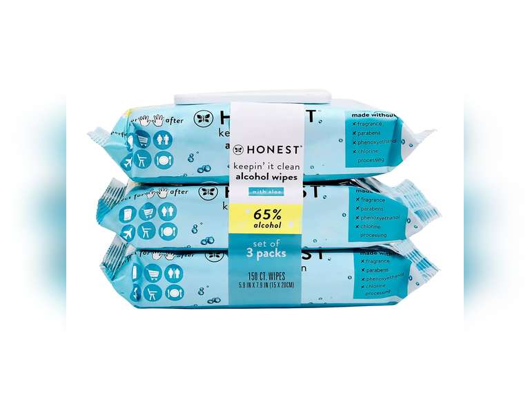 The Honest Company Alcohol Wipes - 150 Count 14