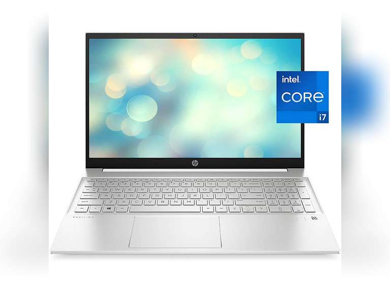 HP Pavilion 15 Laptop, 11th Gen Intel Core i7-1165G7 Processor, 16 GB RAM, 512 GB SSD Storage, Full HD Display, Windows 10 Pro, Compact Design, Long Battery Life 15-EG0021NR 699