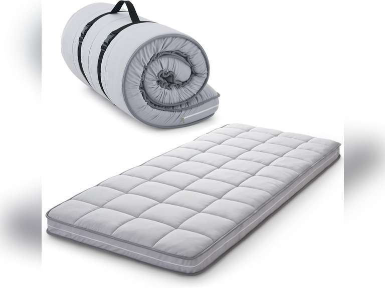4Inch Cot Mattress Topper,Small Single Gel Infused Memory Foam,Machine Washable Pillow Top Cover,Roll Up Floors Mat,Portable Folding Sleep Pad(72 X 24 )(similar model) 99