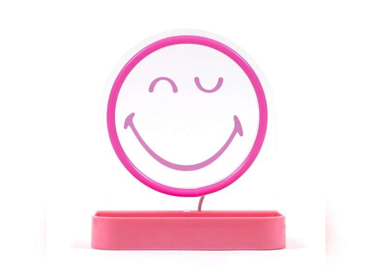 Yoobi SmileyWorld LED Desk Tray Smiley Pink 13
