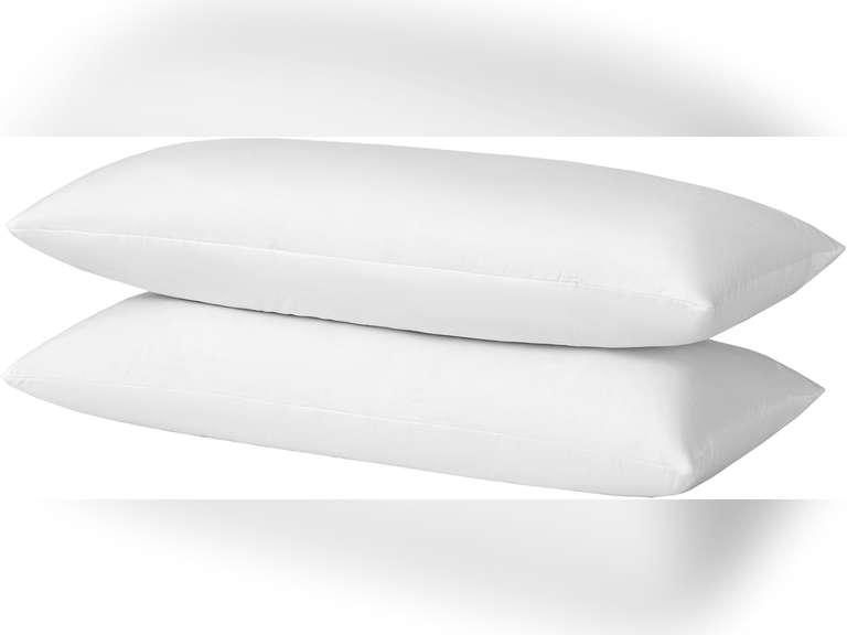 14x36 Lumbar Pillow Inserts for Bed, 2 Pack - Feather and Down Throw Pillow Inserts for Living Room Couch Bed Sofa 50