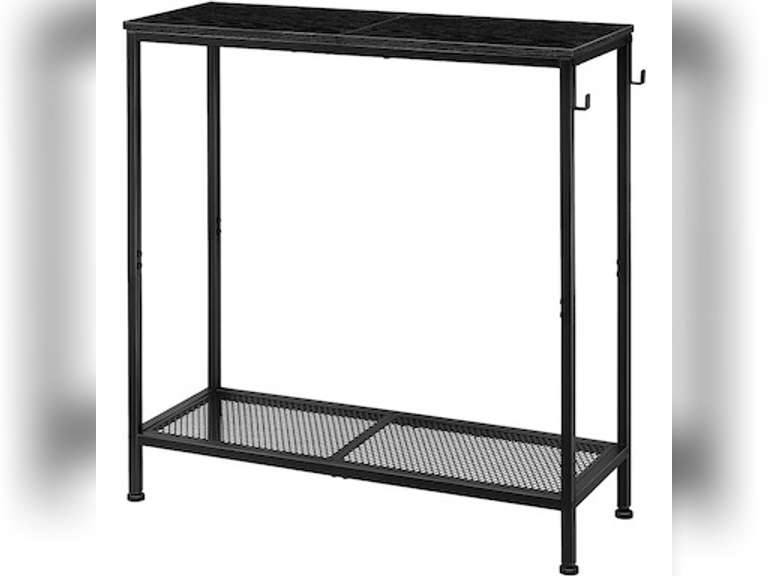 (Similar) 31.5" Console Sofa Table Narrow Industrial Entryway Table with Storage, Black 40
