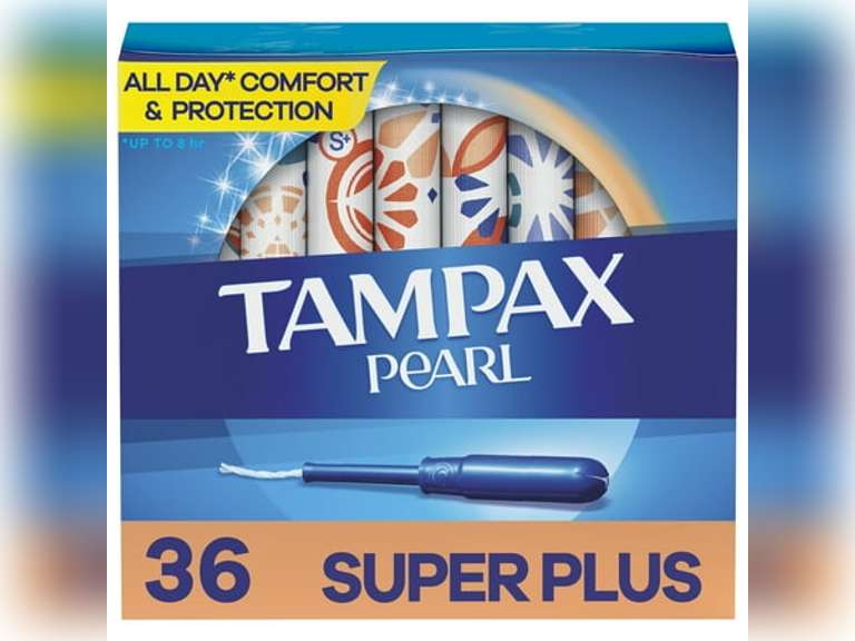 Tampax Pearl Tampons with LeakGuard Braid, Super Plus Absorbency, 36 Count 10