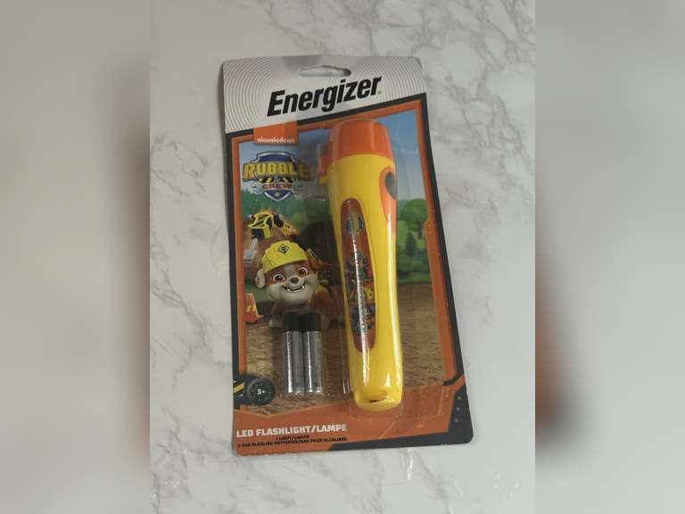 Energizer Paw Patrol Rubble and Crew Handheld Flashlight 9