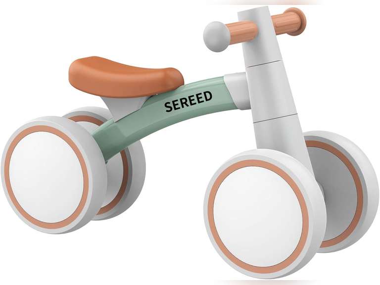 SEREED Baby Balance Bike for 1 Year Old Boys Girls 12-24 Month Toddler Balance Bike, 4 Wheels Toddler First Bike, First Birthday Gifts 35