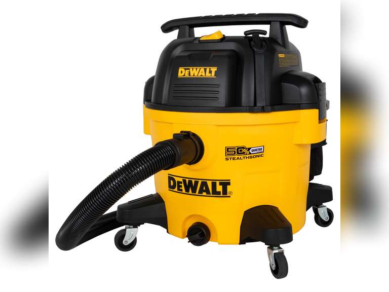 DEWALT Stealthsonic Quiet 9-Gallon 5-HP Corded Wet/Dry Shop Vacuum with Accessories Included 89