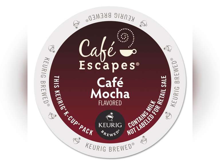 Green Mountain Caf  Escapes Caf  Mocha K-Cup, 4 pack, Best by: 16 SEP 2025 82