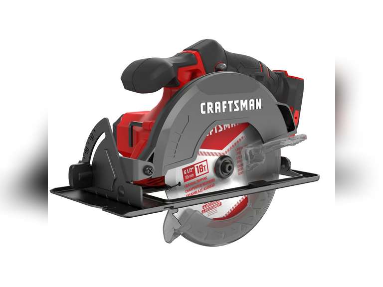 Craftsman V20 6-1/2 in. Cordless Brushed Circular Saw Tool Only 79