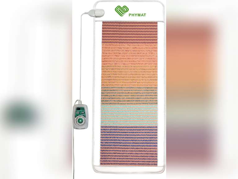 PHYMAT Far Infrared Heating Pad,Infrared Mat Full Body,7 Color Gemstone Heating Pad,7 Chakra Yoga Meditation Crystal Bio Mat,Auto Shut Off,Adjustable Temp(67"x27") 350