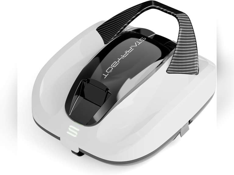 Cordless Robotic Pool Cleaner, Portable Swimming Robotic Pool Vacuum Self-Parking Technology, Ideal for Above-Ground Pools,Pool up to 900 Sq.Ft 130