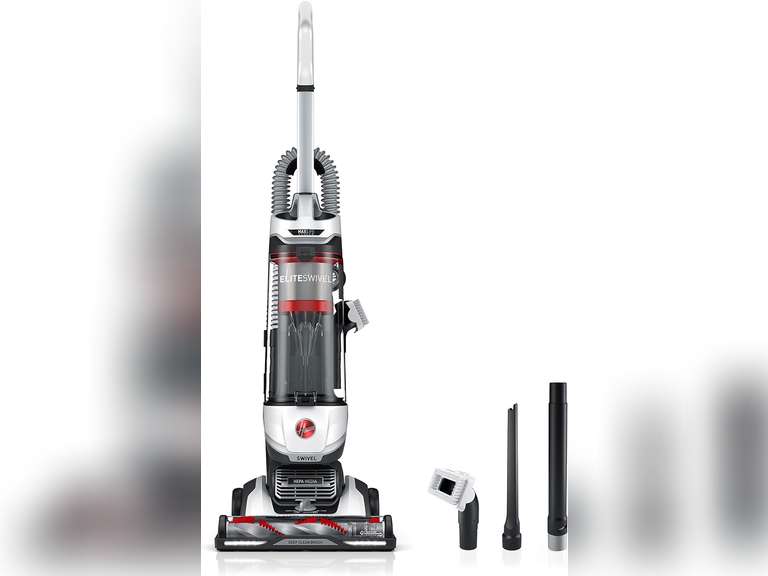 Hoover MAXLife Elite Swivel Vacuum Cleaner, Bagless Upright Vacuum, HEPA Media Filtration, MAXLife System, WindTunnel Technology, Corded Vacuum Cleaners for Home Use 135