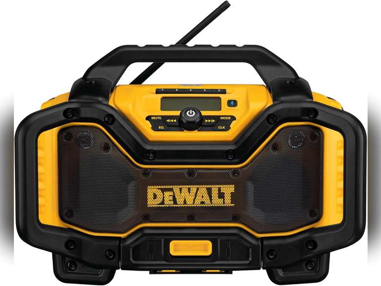 (See pictures)DEWALT 20V MAX Bluetooth Radio, 100 ft Range, Portable for Jobsites (DCR025) Jobsite Radio Only 311