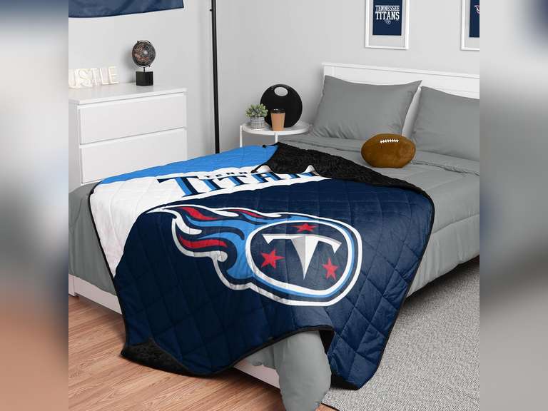 FOCO NFL Team Color Wordmark Weighted Blanket 60" x 80" 59