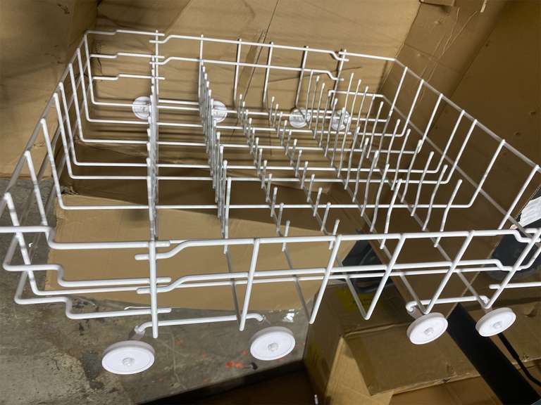 Upgrade OEM 808602302 Dishwasher Lower Dishrack Intended for Frigidaire, Fit for Kenmore Dishwasher Rack 1-Year Service Equipped with 154174501 Wheels Replace Part Number 154432602 154432601 154319706 107