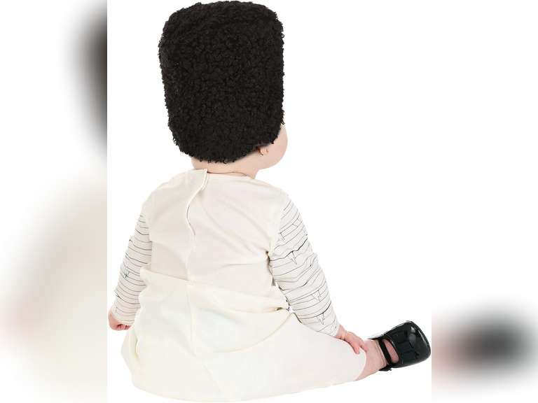 Fun Costumes Bride of Frankenstein Costume for Infants - Printed Dress and Hat 35
