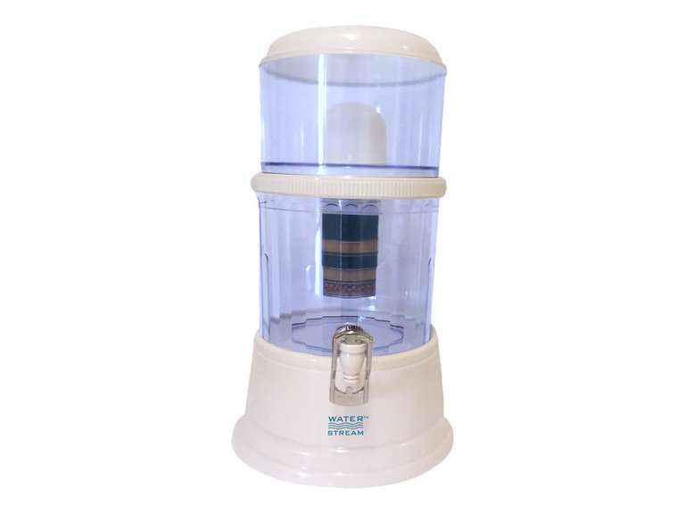 Water Stream by Little Luxury, Crystal Clear Countertop Gravity Filter System 80