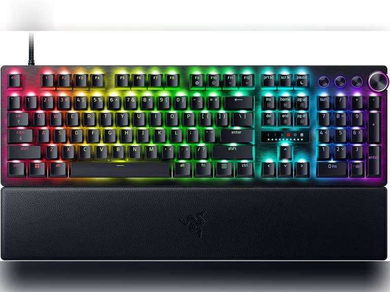 Qrt Keyboard Razer Huntsman V3 Pro Gaming Keyboard: Analog Optical Switches w/Rapid ...