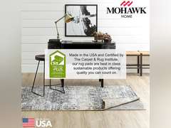 See pictures. Mohawk Home Round Non Slip Rug Pad Gripper 3/8 Thick Dual Surface Felt + Rubber Gripper - Safe for All Floors 105