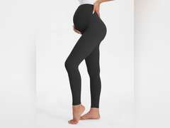 Buttergene Women's Maternity Leggings over the Belly Pregnancy Active Wear Workout Yoga Tights Pants S 20