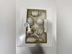 6pc Ceramic Sports Christmas Tree Ornament Set White - Wondershop : Indoor Holiday Decor, No Choking Hazard, 6 Pieces 15