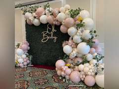 142Pcs Sand White Neutral Pink Balloon Garland Arch Kit, Nude Blush Dusty Pink Balloons for Retro Boho Wedding Baby Shower Bridal Shower Gender Reveal Anniversary Engagements Birthday Party Decoration 15
