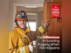 Prepared Hero Emergency Fire Blanket - 1 Pack - Fire Suppression Blanket for Kitchen, 40 x 40 Fire Blanket for Home, Fiberglass Fire Blanket 26