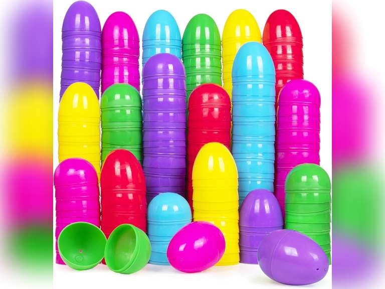 Giraffe -150 Pack Bulk Plastic Easter Eggs Assortment for Easter Basket Stuffers - Bright Color, for Candy Treats - Perfect for Easter Egg Hunt Or Easter Theme Party Favor 20