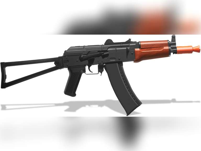 Modified Electric Splatter Gel Ball Orby Blaster AK74U - V3 Gearbox with Metal Gearset - 11.1V High Power - Semi & Full Automatic Modes - Hardest Water Based Beads - Ages 16+ 130