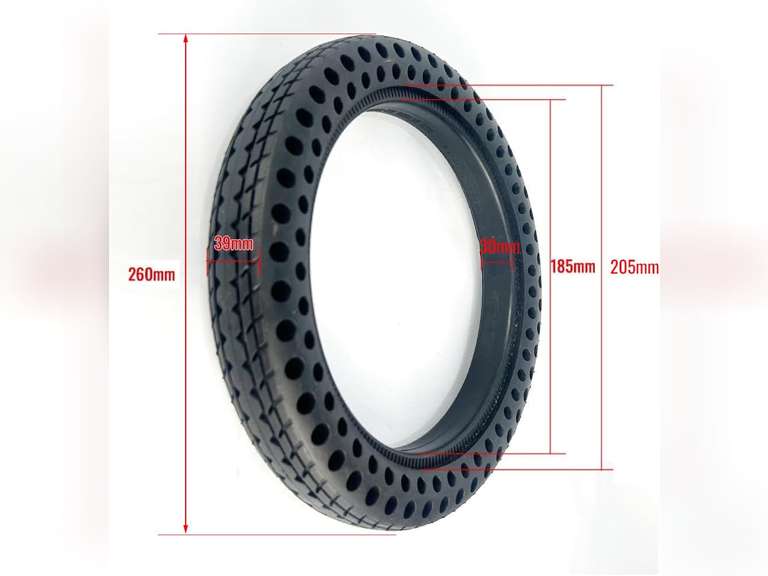 12 Inch Solid Tire for Kid Bike Folding Bike Electric Bike Anti Stab Explosion-Proof Airless Tires Tubeless Tyre 12 * 1/2x2 1/4 12 * 1.5 33