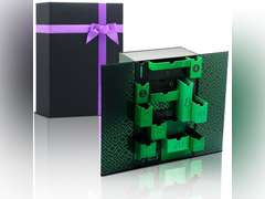 AVUX DIY Advent Calendar Empty Box with Drawer A Green Colored with 24 Drawers Luxury Gift Box with Magnetic Closure and Ribbon for Gifts A Large & Gift Box for Men, Women, and Parents 30