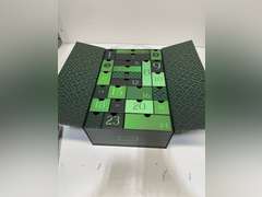 AVUX DIY Advent Calendar Empty Box with Drawer A Green Colored with 24 Drawers Luxury Gift Box with Magnetic Closure and Ribbon for Gifts A Large & Gift Box for Men, Women, and Parents 30