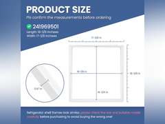 241969501 Refrigerator Shelf Frame without Glass fit for Frigi-daire Refrigerator Replaces AP4433007, AH2363832, 1512992, FFSS2615TE0, LFSS2612TE0 Shelf Frame by Fetechmate 25