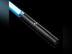 Lightsaber,LED Lightsaber, Dueling Lightsaber for Adults, Kids, Lightsabers for 3 Modes, Light Saber with 15 RGB Colors, Lightsaber Toy for Children's Day Halloween, 1 Pack(Black-B) 40