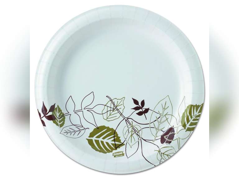 Dixie Ultra SXP9PATH Pathways Soak Proof Shield Heavyweight Paper Plates, WiseSize, 8 1/2" (Pack of 125) 23