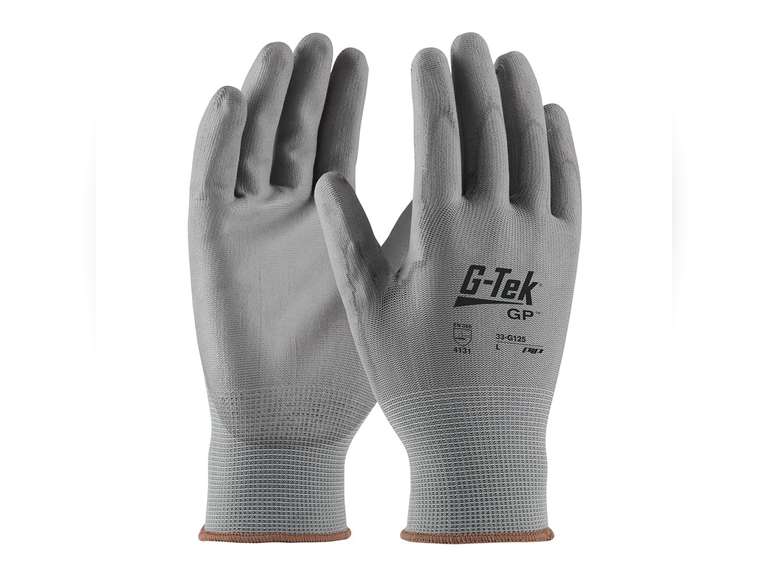 PIP Protective Industrial Products 33-G125-L PIP 33-G125-L Gray Nylon Gloves, L, Gray (Pack of 12) 16