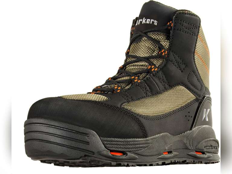 Korkers Greenback Wading Boots - Packed with the Essentials - Includes Interchangeable Felt and Kling-On Soles Size 13 140