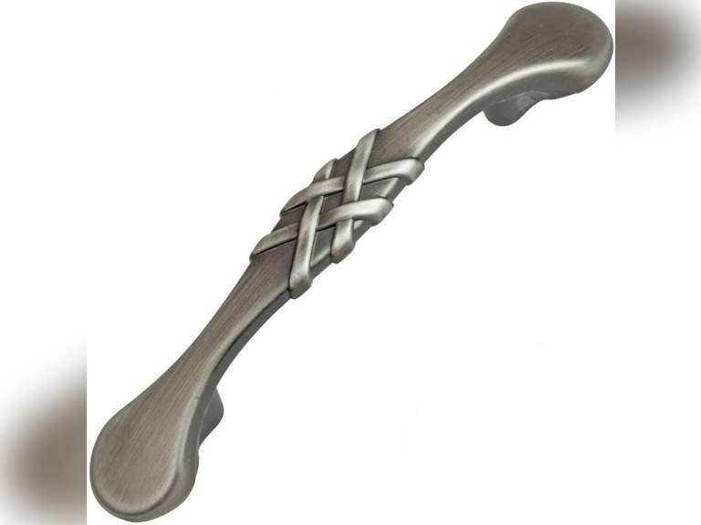 3" CC Braided Kitchen Cabinet Drawer Pull Satin Pewter - 83063-P-1(10Pack) 19