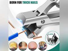 Nail Clippers for Men Thick Nails with Catcher, Upgraded Slanted Ingrown Toenail Clippers for Seniors, No Splash Fingernail Clipper with Wide Jaw Opening, Heavy Duty Nail Clipper for Thick Toenails 14