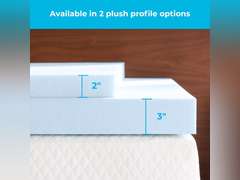 Linenspa 2 Inch Memory Foam Mattress Topper, Gel Infused Twin Mattress Topper, CertiPUR-US Certified Twin 2 inch Topper 41