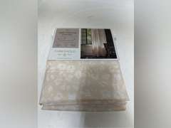 54"x84" Light Filtering Printed Farrah Curtain Panel Cream - Threshold 30