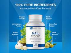 Nail Exodus - Vitality Healthy Nails - Premium Formula for Healthier Feet - 60 Capsules - Pack of 4 215