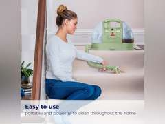 BISSELL Little Green Multi-Purpose Portable Carpet and Upholstery Cleaner, Car and Auto Detailer, with Exclusive Specialty Tools, Green, 1400B 100