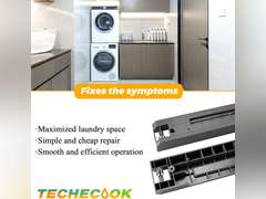 SKK-7A SKK8K Stacking Kit Fit for Samsung Washer & Dryer 27 Inch Front Load Laundry by Techecook - 2024 UPGRADED Samsung laundry stacking kit Replaces for SKK-7A SK-5A SK-5AXAA SKK-8K 27