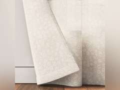 54"x84" Light Filtering Printed Farrah Curtain Panel Cream - Threshold 30