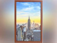 Frame Amo Walnut Brown 20 x24 Picture or Poster Frame, 1 inch Wide Border, Smooth Finish, Acrylic Front 30
